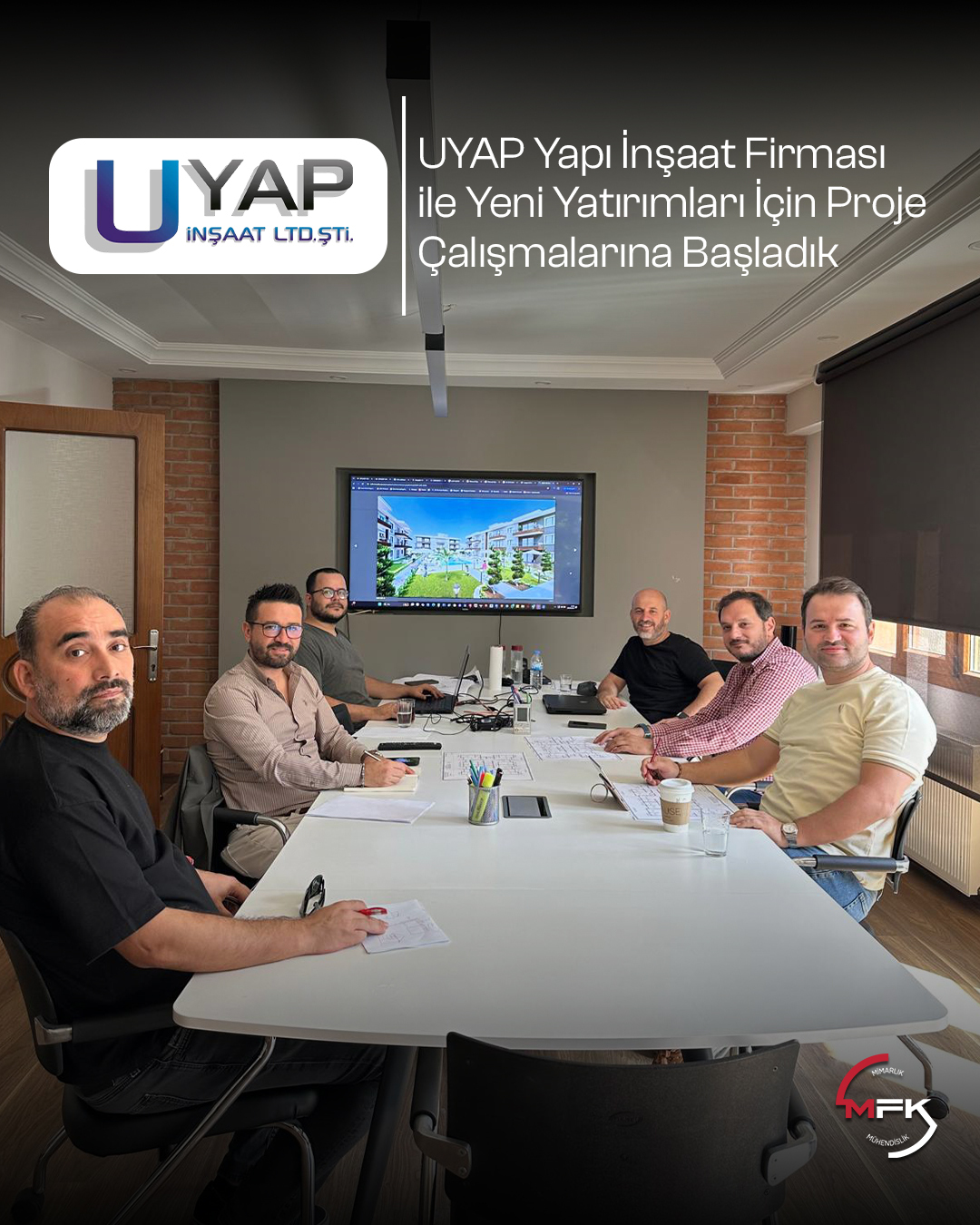 UYAP Yapı İnşaat’ın yeni yatırımına ait proje geliştirme çalışmalarına başladık. Detayları çok yakında sizlerle paylaşacağız!