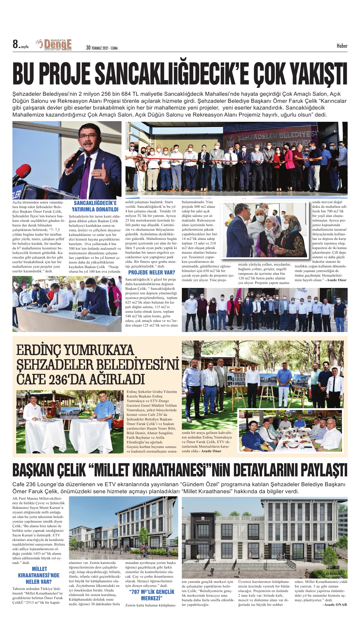 Başkan Çelik  “Millet Kırathanesi”nin detaylarını paylaştı